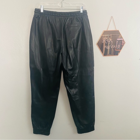 LA Weekend Jogger 'Valentina' Faux Leather Size large - Picture 3 of 5